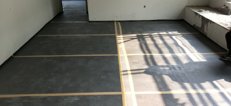 杭州濱(bin)江錦粼府(fǔ)現場改性(xìng)聚丙烯保(bao)溫隔聲闆(pan)現場鋪設(shè)